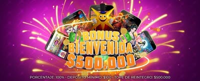 Tu suerte comienza acá banner